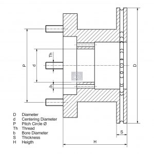 Диск тормозной передний вентилируемый