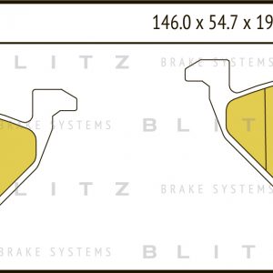 Колодки тормозные передние к-кт