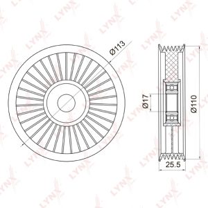 Ролик дополнительный руч. ремня