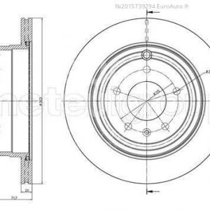 Диск тормозной задний