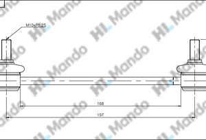 Стойка заднего стабилизатора