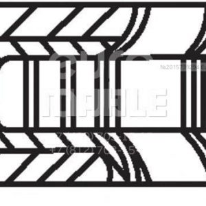Кольца поршневые к-кт на 1 цилиндр