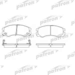 Колодки тормозные передние к-кт