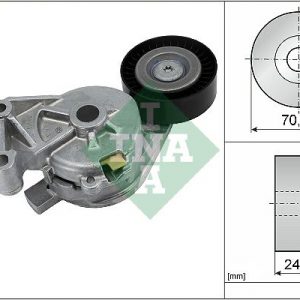 Ролик руч.ремня с кронштейном