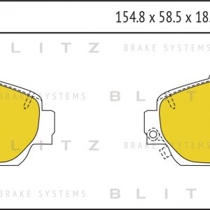 Колодки тормозные передние к-кт