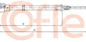 Трос стояночного тормоза