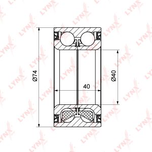 Подшипник передней ступицы