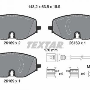 Колодки тормозные передние к-кт