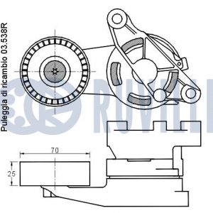 Натяжитель ремня