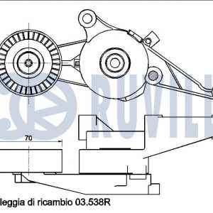 Натяжитель ремня