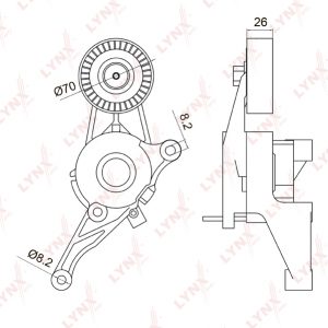 Натяжитель ремня