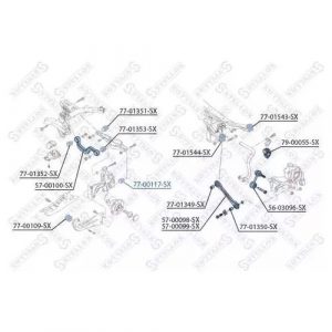 Сайлентблок заднего поворотного кулака
