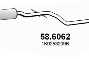 Глушитель средняя часть