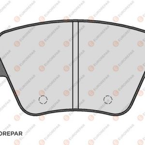 Колодки тормозные задние дисковые к-кт