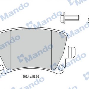 Колодки тормозные задние дисковые к-кт