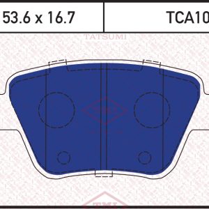 Колодки тормозные задние дисковые к-кт