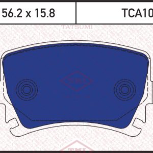 Колодки тормозные задние дисковые к-кт