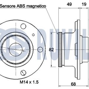 Ступица задняя