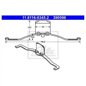 Пружина переднего суппорта