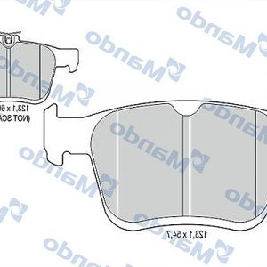 Колодки тормозные задние дисковые к-кт
