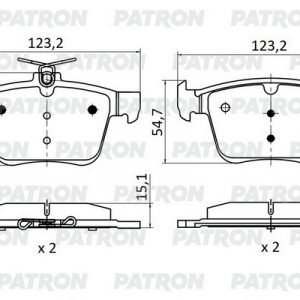 Колодки тормозные задние дисковые к-кт
