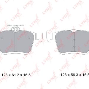 Колодки тормозные задние дисковые к-кт