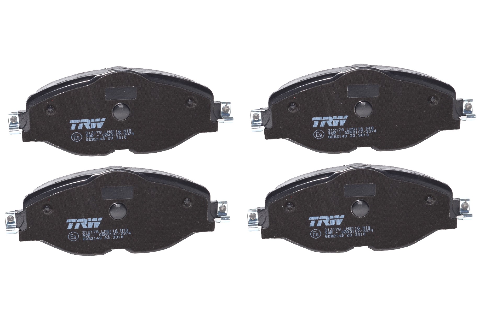 Колодки тормозные передние к-кт