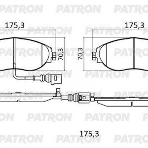 Колодки тормозные передние к-кт
