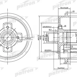 Барабан тормозной