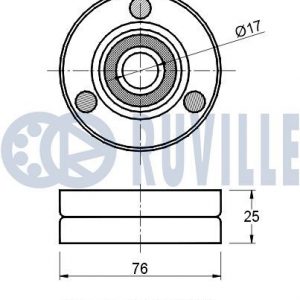Ролик дополнительный руч. ремня