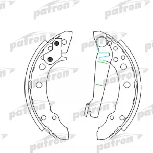 Колодки барабанные к-кт