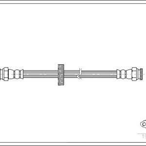 Шланг тормозной задний