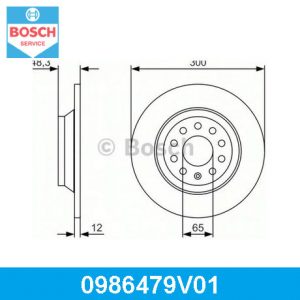 Диск тормозной задний