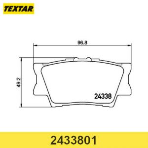 Колодки тормозные задние дисковые к-кт
