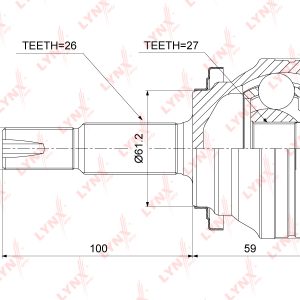 ШРУС наружный передний
