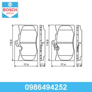 Колодки тормозные передние к-кт