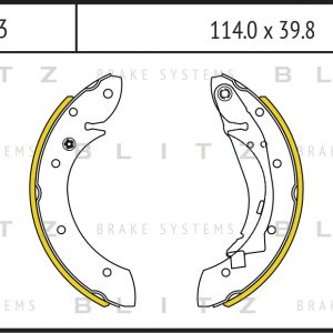Колодки барабанные к-кт