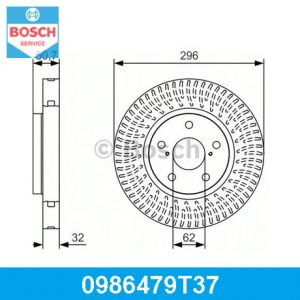 Диск тормозной передний вентилируемый