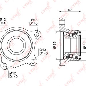Ступица задняя