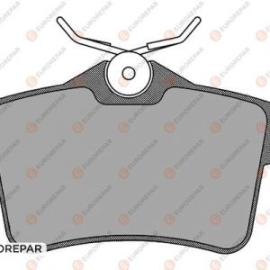 Колодки тормозные задние дисковые к-кт