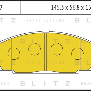 Колодки тормозные передние к-кт