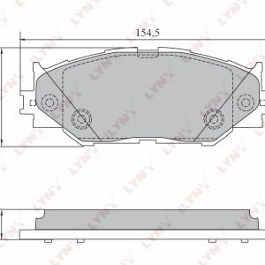 Колодки тормозные передние к-кт