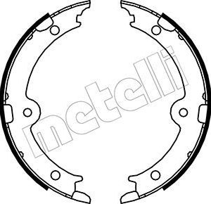 Колодки ручного тормоза к-кт