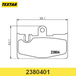 Колодки тормозные задние дисковые к-кт