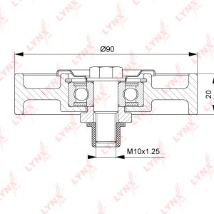 Ролик дополнительный руч. ремня