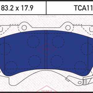 Колодки тормозные передние к-кт