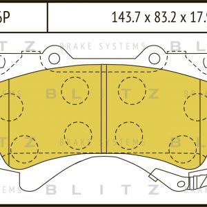 Колодки тормозные передние к-кт