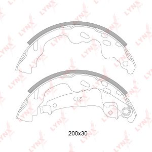 Колодки барабанные к-кт