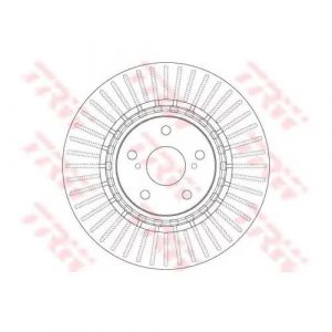 Диск тормозной передний вентилируемый