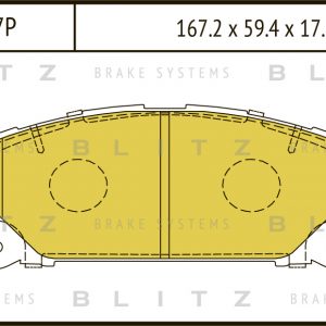 Колодки тормозные передние к-кт